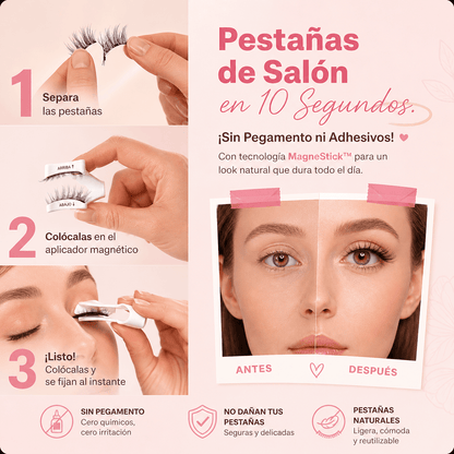 LashAura™ Pestañas Magnéticas